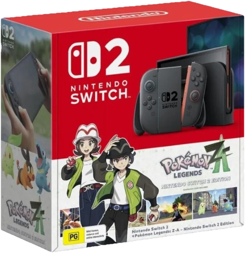 The Nintendo Switch 2 Pokémon Legends Z-A bundle box